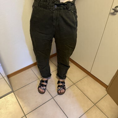 Baggy Jeans verdi
