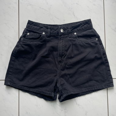 Black jeans shorts M