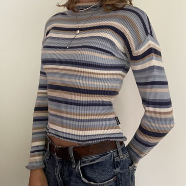 Maglione a collo alto in maglia di Rework