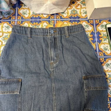 Mini-jupe en jean Tezenis bleue