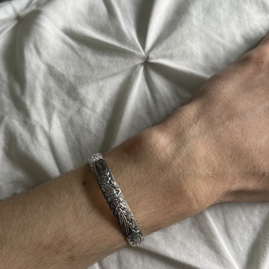 Floral Cuff Bracelet
