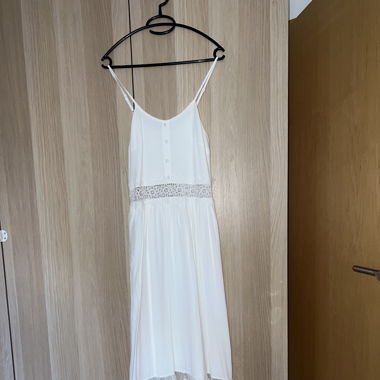 Sommerkleid, weiss, Spitze, 34/36