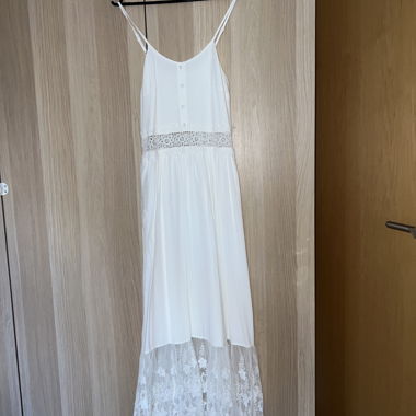 Sommerkleid, weiss, Spitze, 34/36