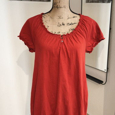 Maglietta da donna rossa Top M