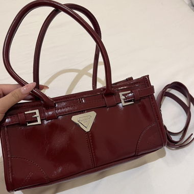 Borsa a tracolla vintage bordeaux