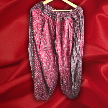 Burgundy harem pants 