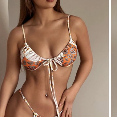 ZAFUL bikini côtelé à armatures