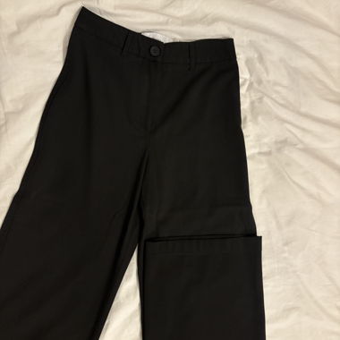 Schwarze Bershka Stoffhose 