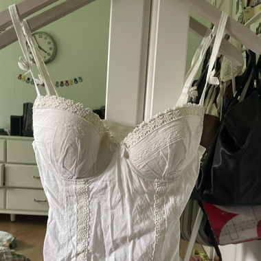 Vintage Bustier zum Zuschnüren, 80B