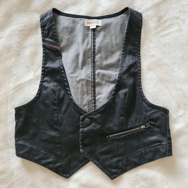 Gilet in denim Diesel M
