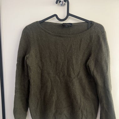 Pull cachemire kaki