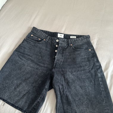 Schwarze Jeans-Shorts C&A Grösse 40