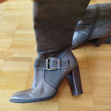 Stivali Replay in pelle stile militare Gr. 39