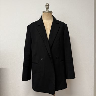 COS black blazer, size S