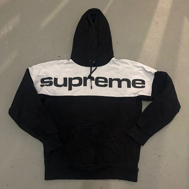 Supreme Hoodie (Black/White)