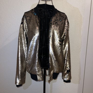 Pailletten Jacke 
