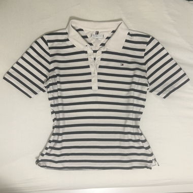 Gestreiftes Tommy-Hilfiger-Poloshirt XS