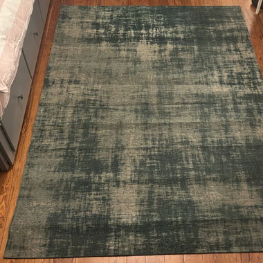 Tapis tissé jacquard vert Maison du Monde