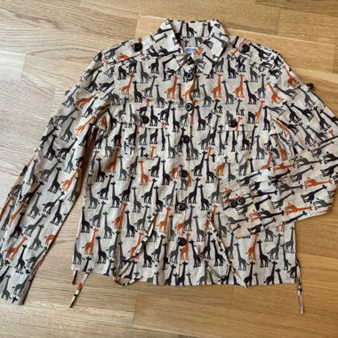 Blouse MOSCHINO Cheap & Chic à imprimé girafe - Taille 38