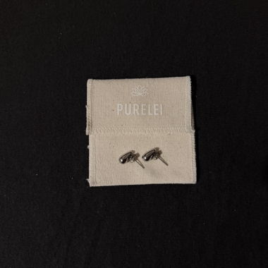 Orecchini a bottone a goccia PURELEI