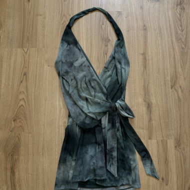 Robe portefeuille verte