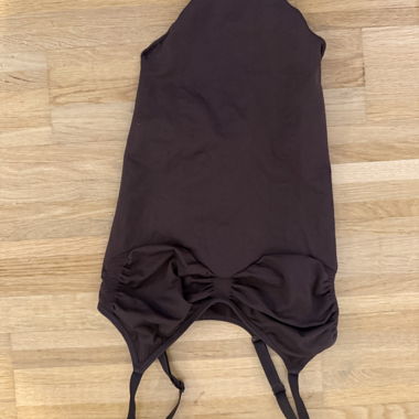 Black bodysuit with straps
