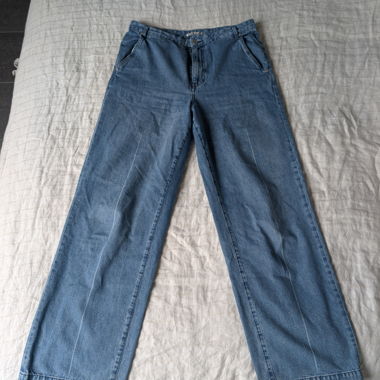 Vanilia Wide Blue Jeans