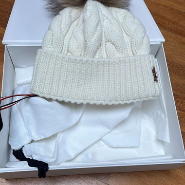 Moncler Grenoble Wool&Cashmere Beanie with PomPom