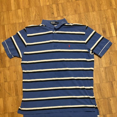 Polo Ralph Lauren Gestreiftes Poloshirt Grösse XL
