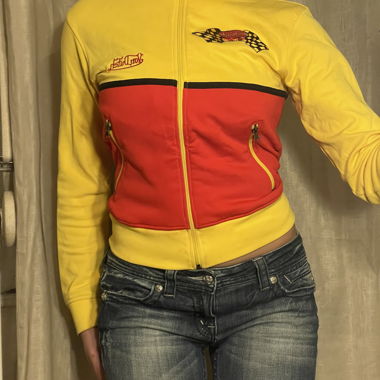 Felpa con zip Von Dutch y2k