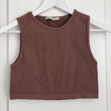 Débardeur Pull&Bear brun