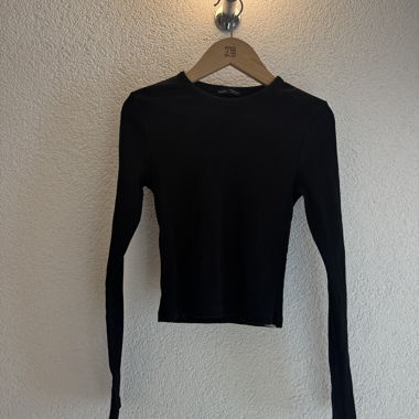 Black Top with Long Sleeves