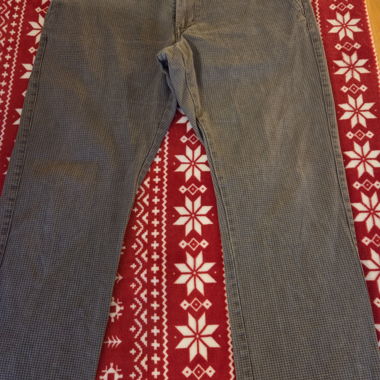OVS Chinos grau kariert Grösse 52