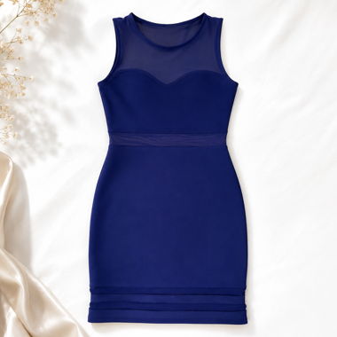 Blaues Kleid
