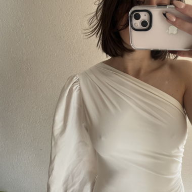 robe blanche courte