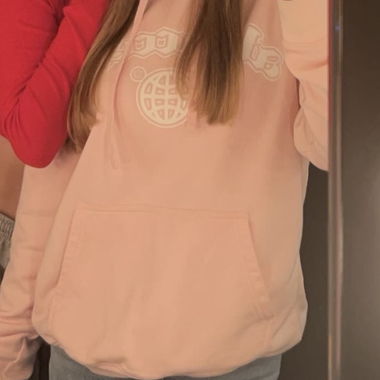 Pinker Hoodie