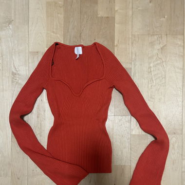 Heart shape red top