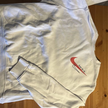Sweat-shirt blanc Nike