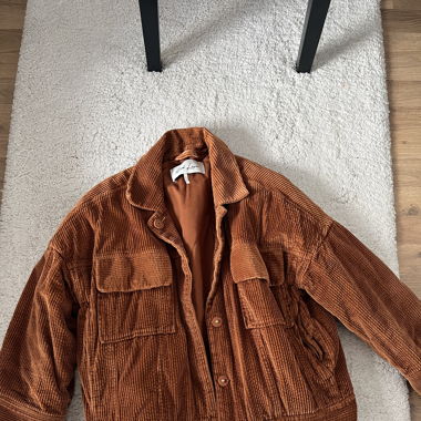 Cord Jacke Braun