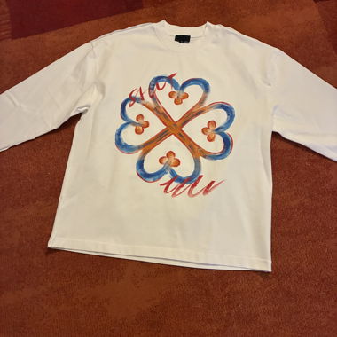 Longsleeve SAINT Bianco Gr. M – Vestibilità Oversized – Nuovo