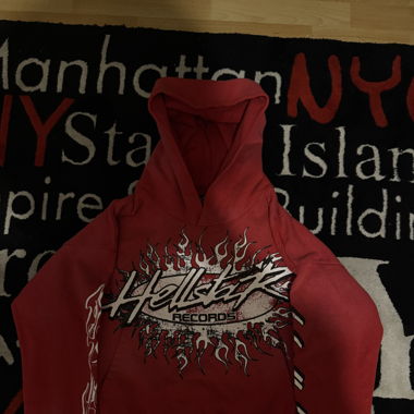 Hellstar hoodie red 
