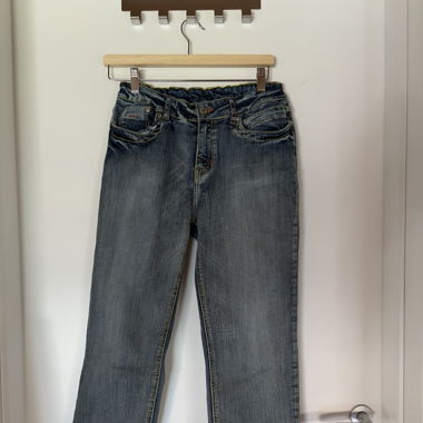 Jeans pinocchietto vita media 