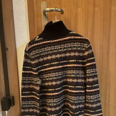 colored knitted sweater