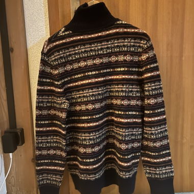 colored knitted sweater