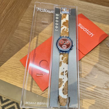 Vintage Swatch Chronograph Watch SCN109 Fury