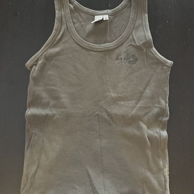 Ribbed Tank Top Olive