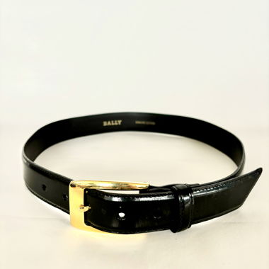 Bally Gürtel Schwarz/Gold