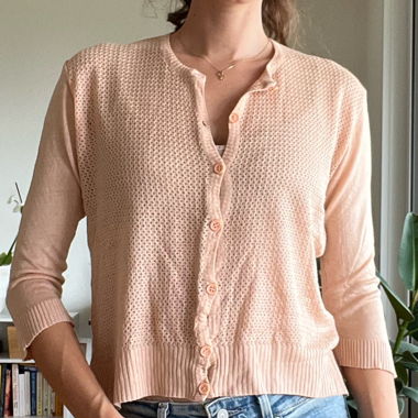 Vintage Seiden-Cardigan
