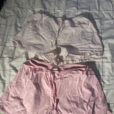 2 shorts de pyjama H&M rose taille S