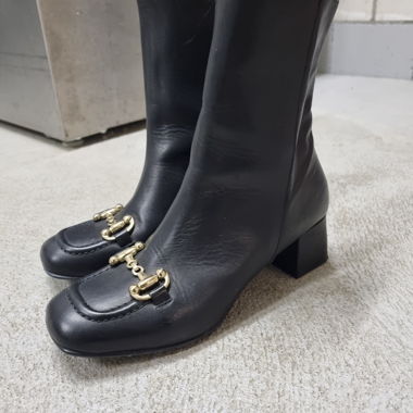 Bottes Élégantes en Cuir Véritable